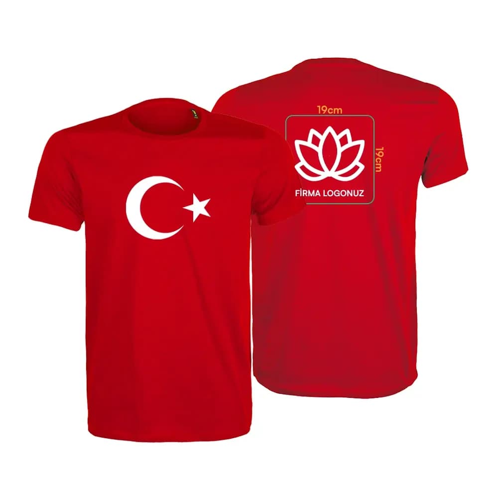 High-Quality Crew Neck Adult T-Shirt with Crescent Moon and Star Print – 180 GSM 100% Cotton 24/1 Supreme Fabric